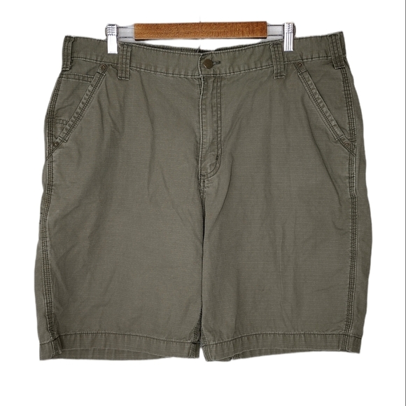 Carhartt Men's Outdoor Hiking Travel Relaxed Fit Casual Short Sz 38 - Picture 1 of 12